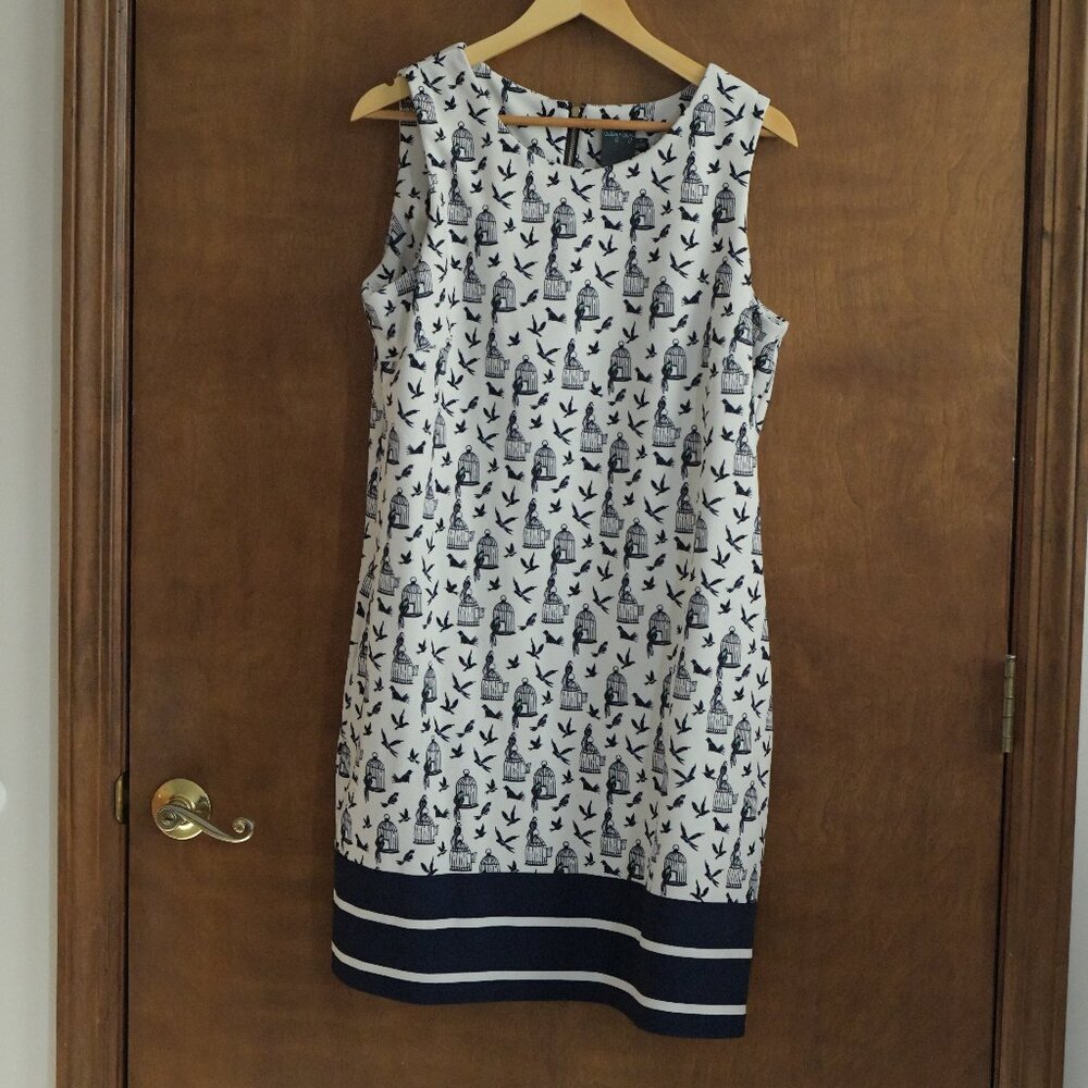 Gorgeous White Gabby Skye Birdcage Dress. Women's 16.